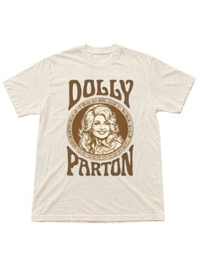 Gildan Dolly Parton Graphic Tee in Cream